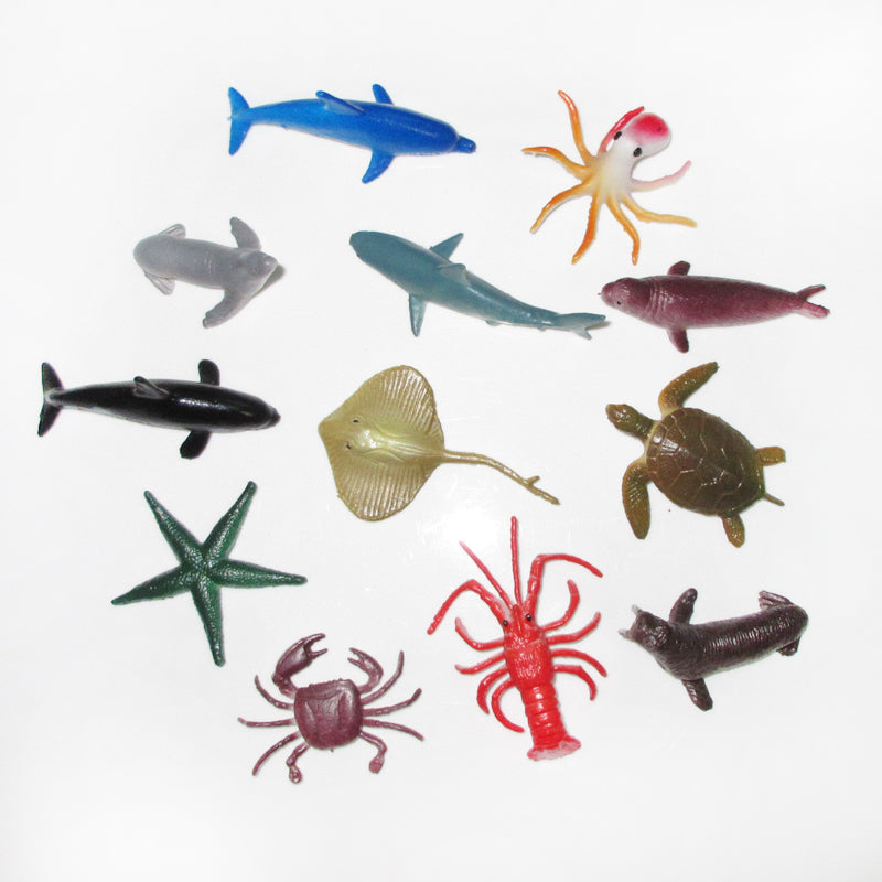 The Sea World Animals / Creatures & Water Beads Package - Sensory