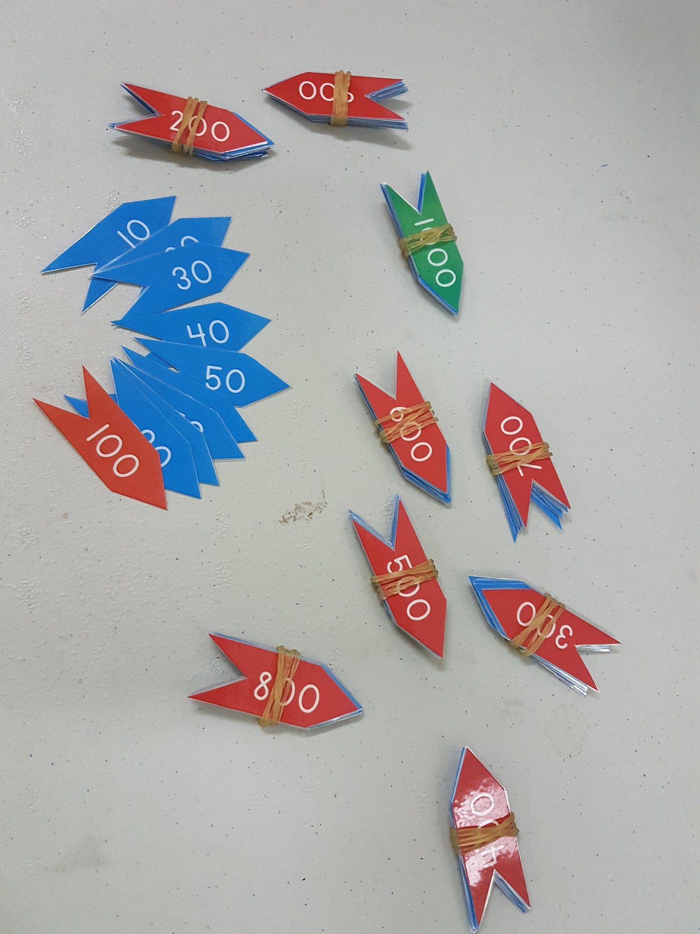 Montessori Arrows for Counting 100 & 1000 Bead Chain - RightToLearn.com.sg