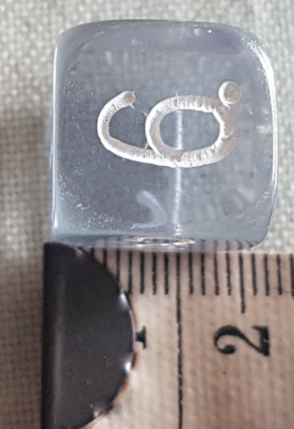 Dice - 6 sided Number Die- Opaque for Math Games