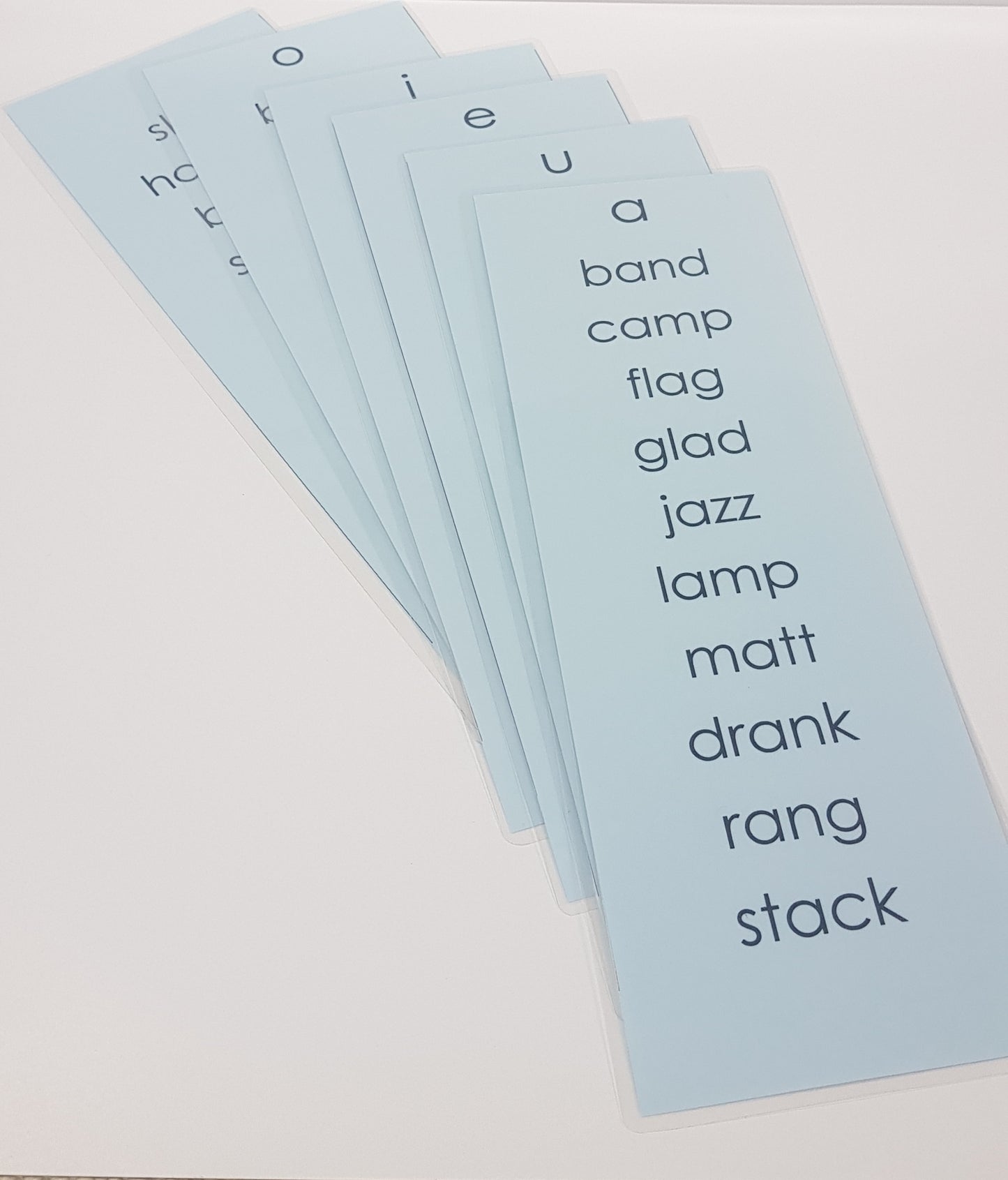 Montessori Blue Scheme - Phonics - Word Lists