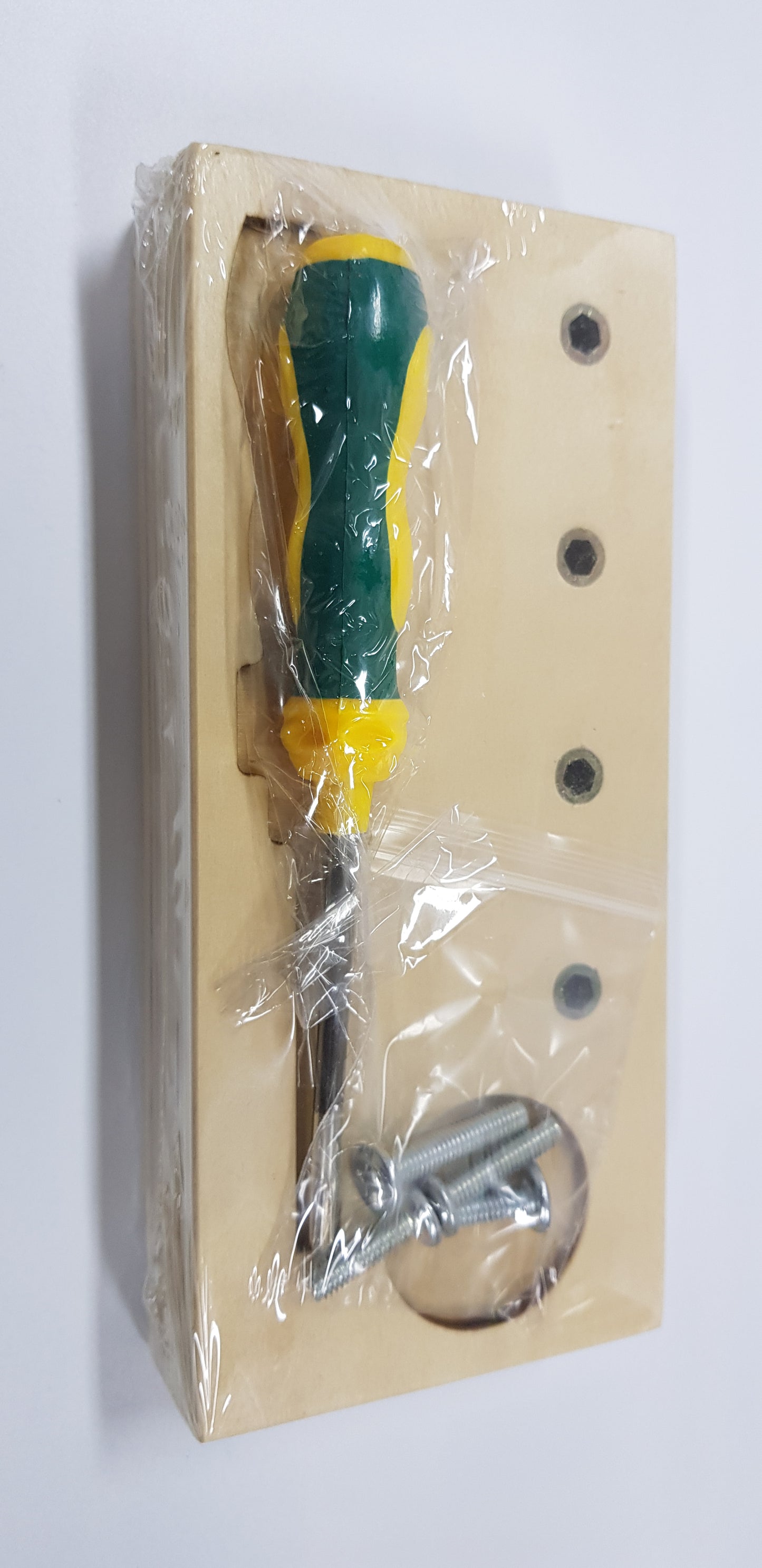 Montessori Practical Life - Wooden Screw Driver Activity