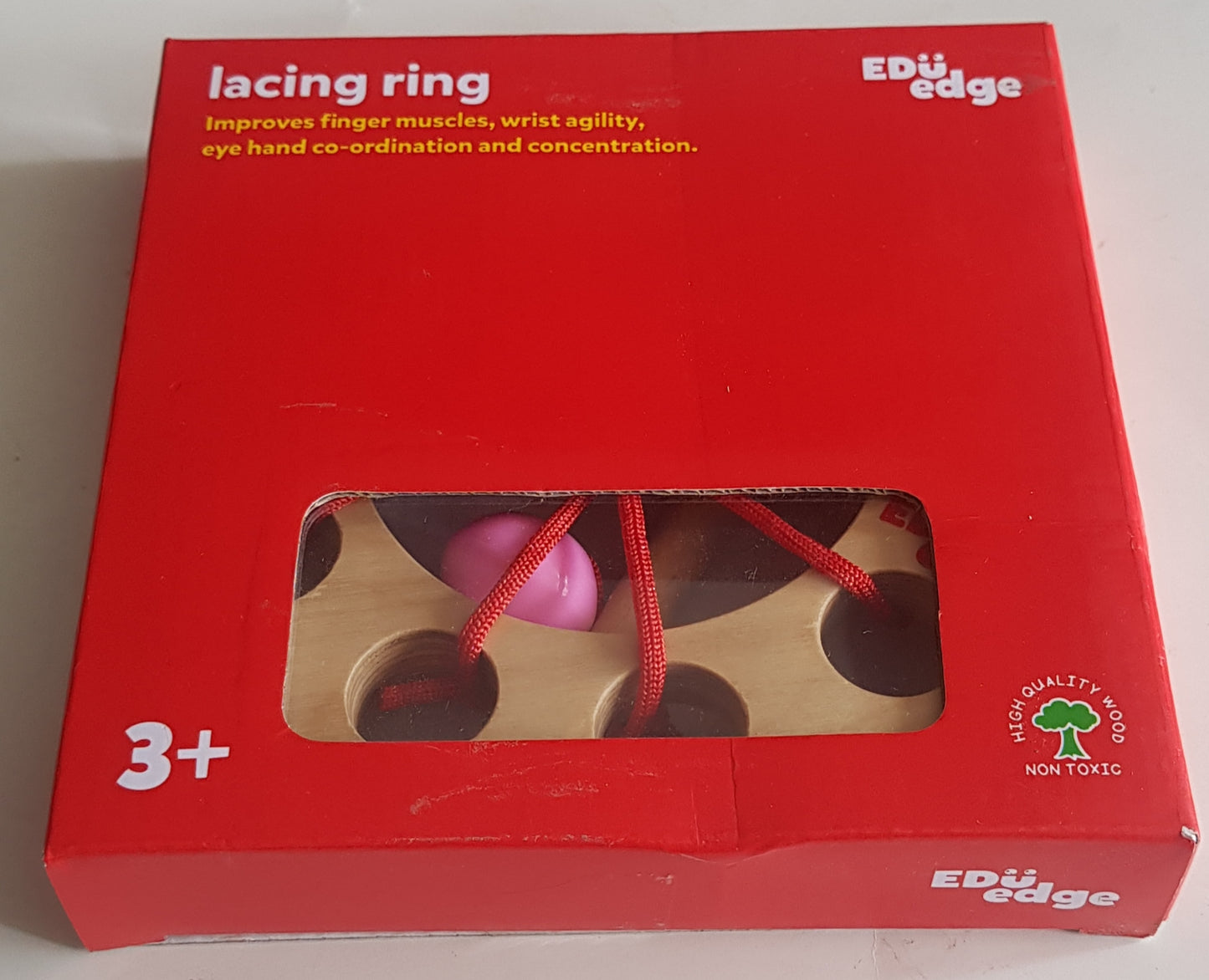 Wooden Lacing Ring Activity