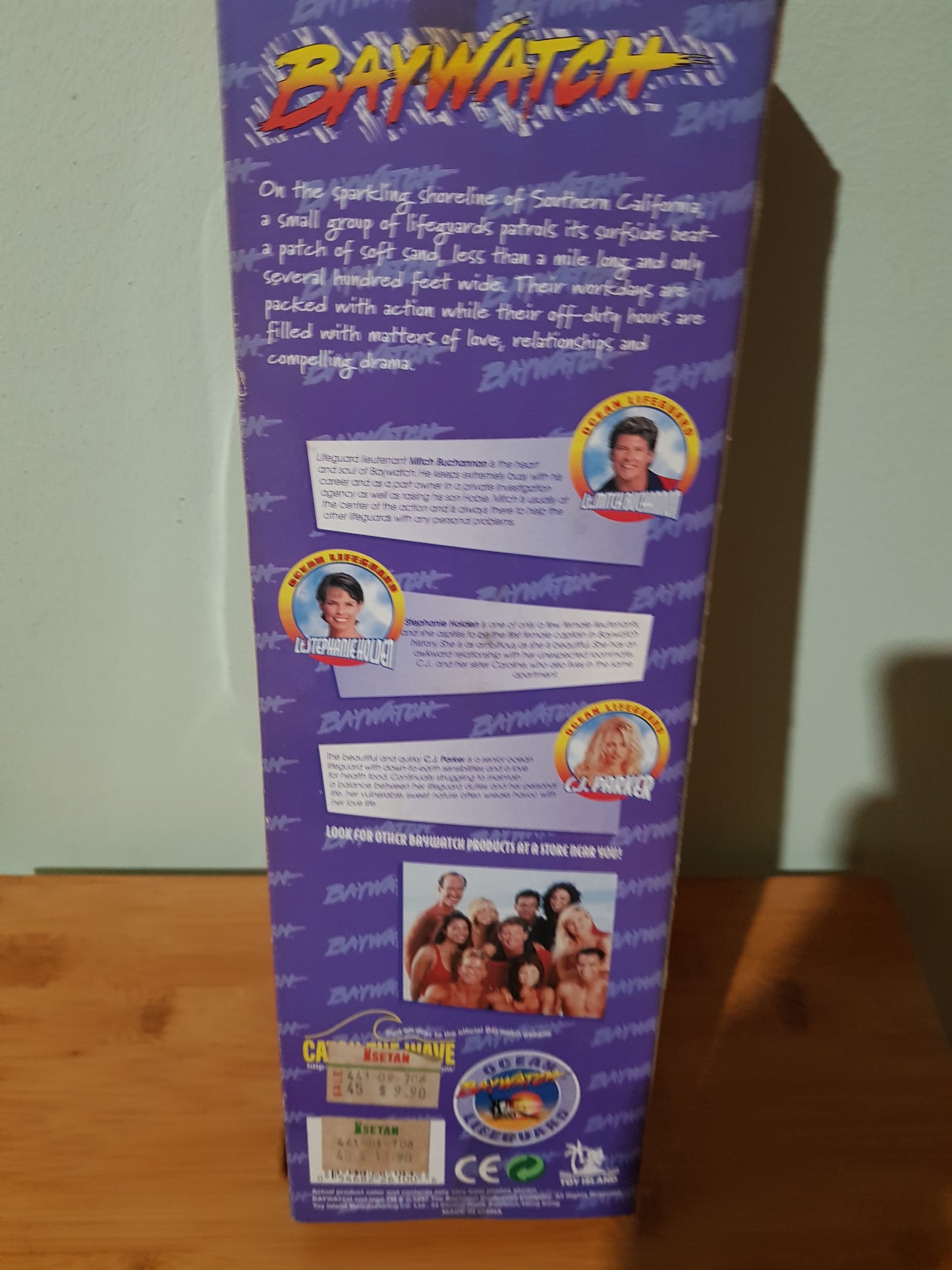 TOY ISLAND BAYWATCH LIFEGUARD CJ PARKER POSEABLE DOLL