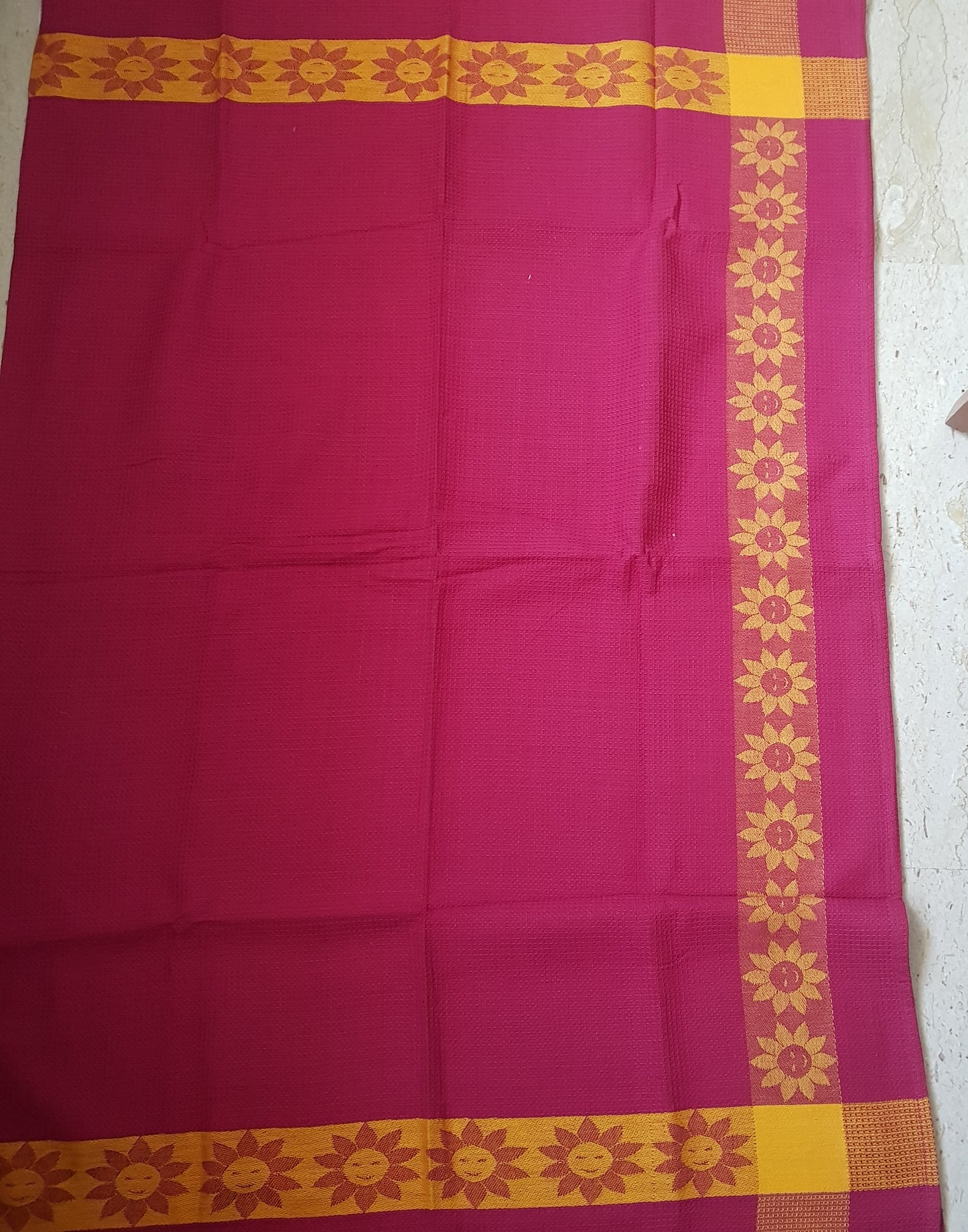 Clearance Cotton Handloom Checkered Tablecloth with matching napkins x various designs