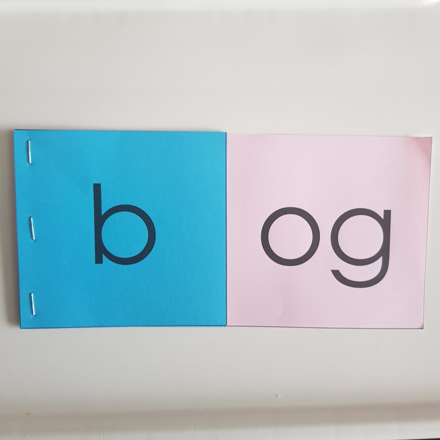 Montessori DIY - Pink Scheme Phonics Flip Cards- ug/ig/an/ag/en/at patterns