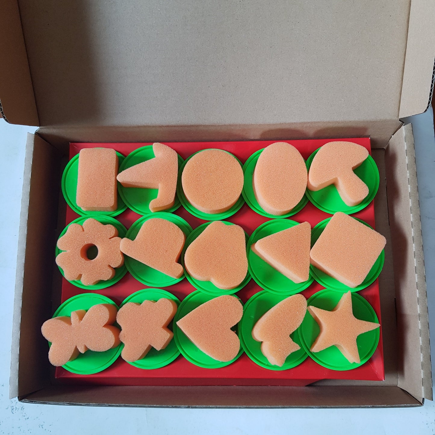 Art & Craft - Toddlers Sponge Dabbers with handle - Painting Activity