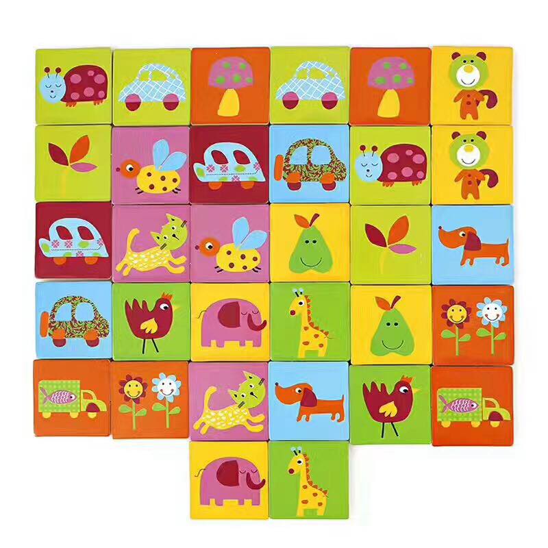 OnShine Memory Game - Domino Animals (32Pcs)