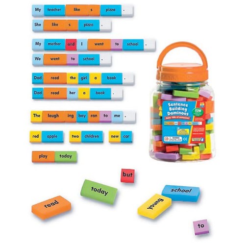 Learning Resources Educational Insights sentence Building Dominoes