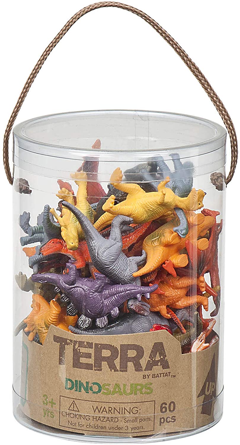 Battat Terra Dino Dinosaurs World / Creatures plastic models animal / sensory bin