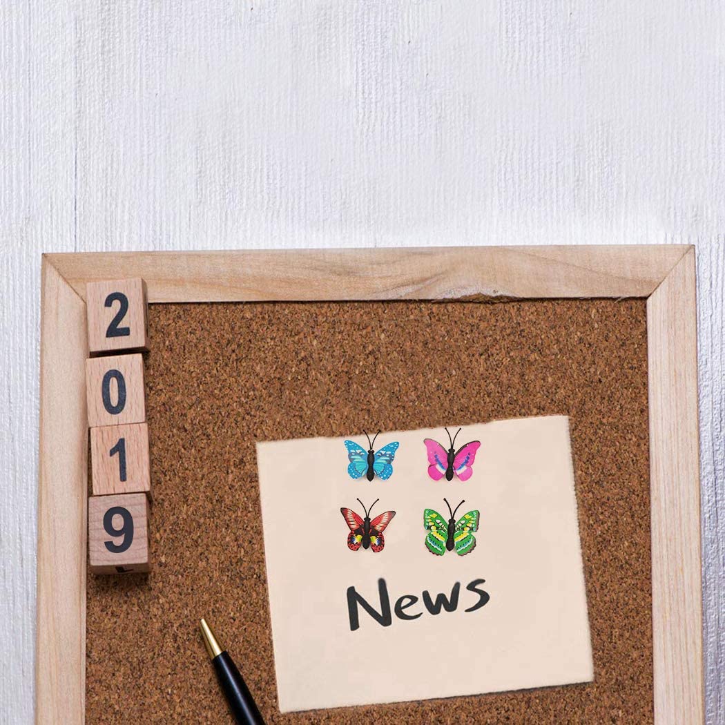 Push Pins 20 PCS - Creative Butterfly Decorative Thumb Tack Drawing Pin