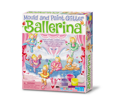 4M - Mould & Paint Glitter Ballerina - RightToLearn.com.sg