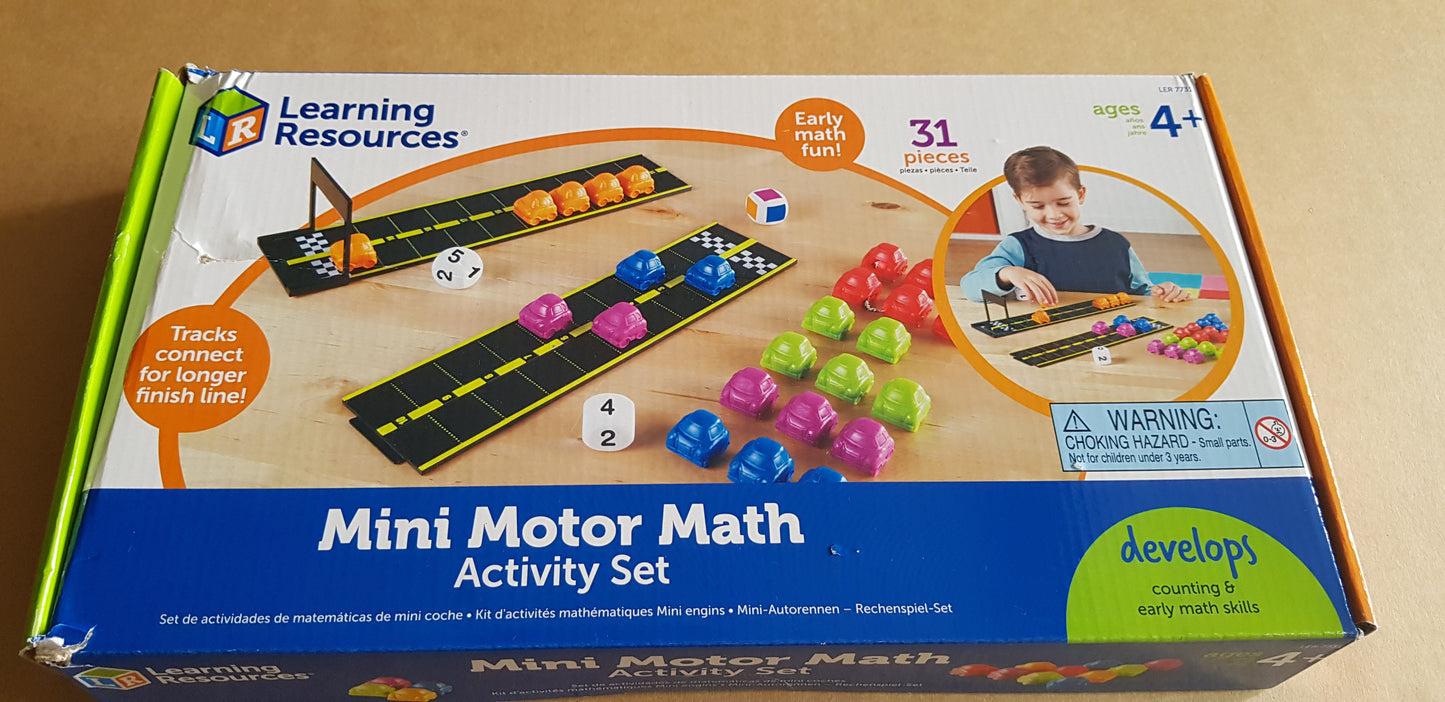 Learning Resources Mini Motor Math Activity Set