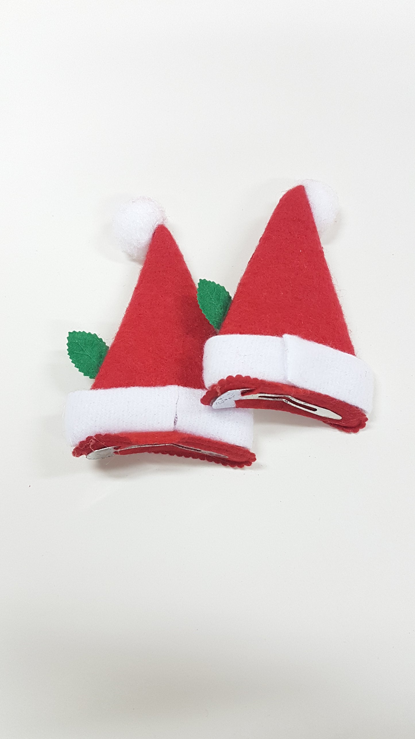 Christmas Santa Hat - Hair Clips B