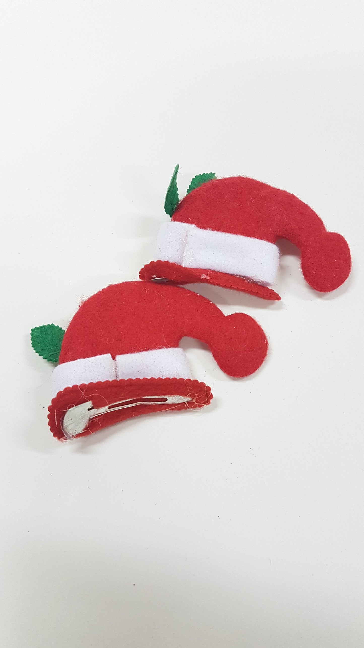 Christmas Santa Hat - Hair Clips