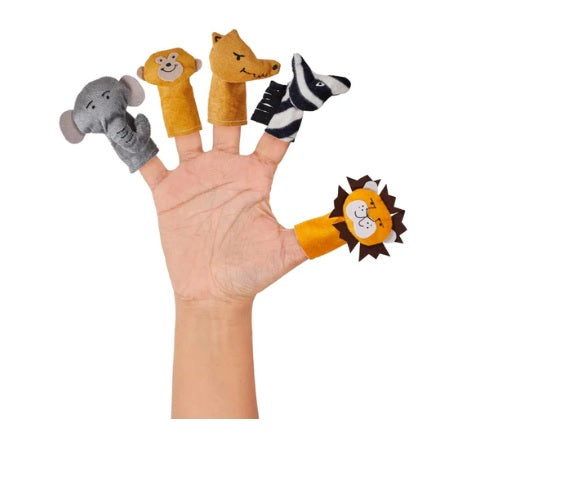 Finger Puppets: Family/Birds/Domestic Animals/Wild Animals