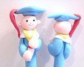 Pen - Polymer Blue Graduation Boy Pen - RightToLearn.com.sg