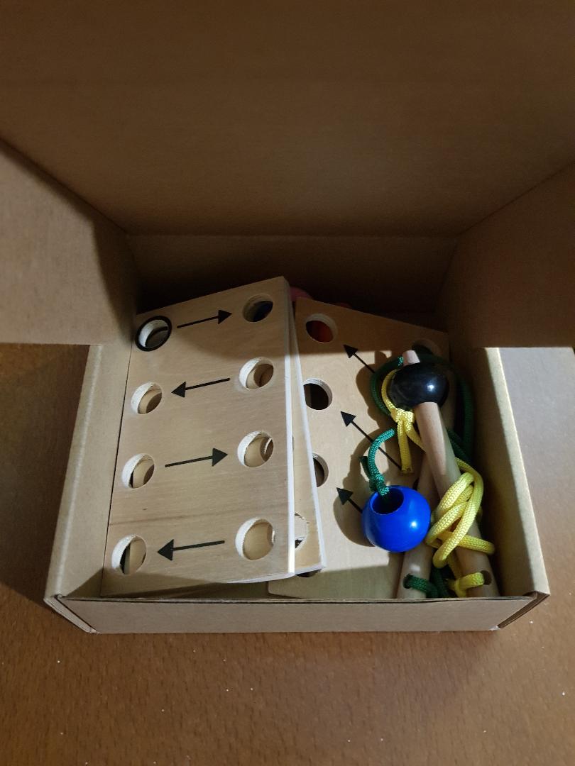 Wooden Lacing Boards - Activity