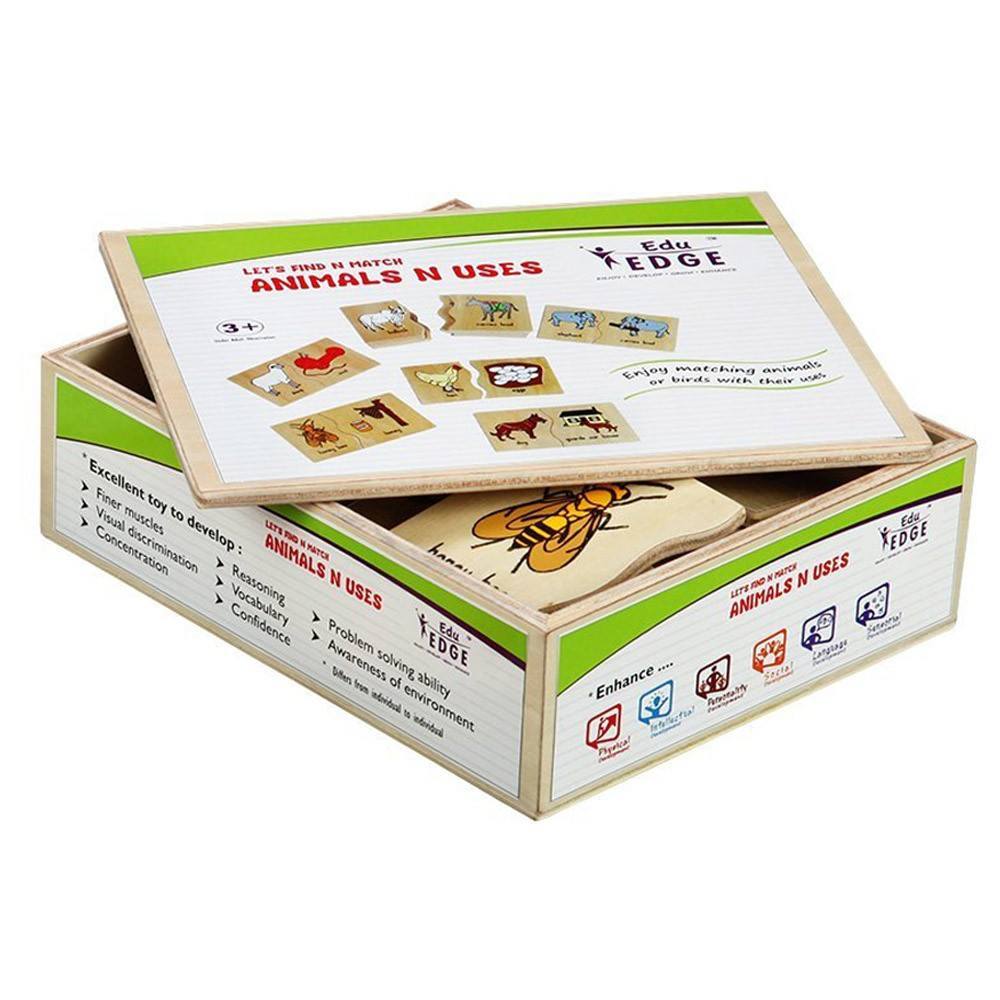 Animals and Its Use - Find & Match Puzzle - RightToLearn.com.sg
- 2