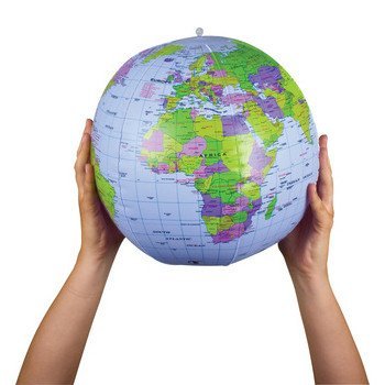 Inflatable Plastic Globe - RightToLearn.com.sg