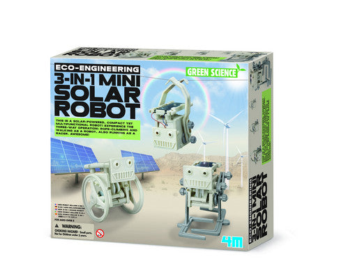 4M Eco Engineering Kit: 3-in-1 Mini Solar Robot - RightToLearn.com.sg