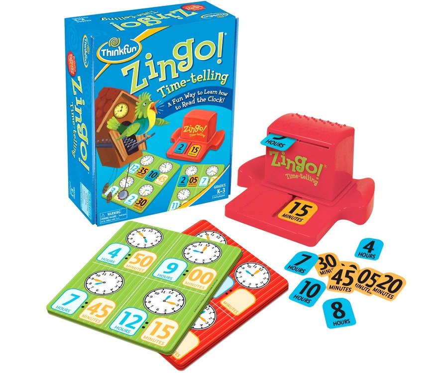 Think Fun - ZINGO - Time Telling - RightToLearn.com.sg