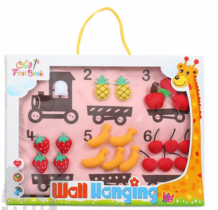 Special Offer Handmade - Hanging Fabric -Numbers - Learning to Count with felt objects