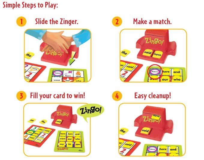 ThinkFun - ZINGO - Sight Words - RightToLearn.com.sg
- 3