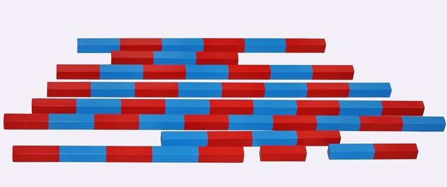 Montessori Number Rods - 100 cm - RightToLearn.com.sg
- 1