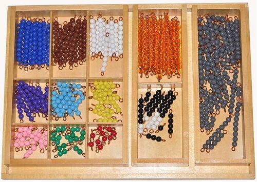 Montessori Short Bead Stair for Subtraction Snake Game - RightToLearn.com.sg