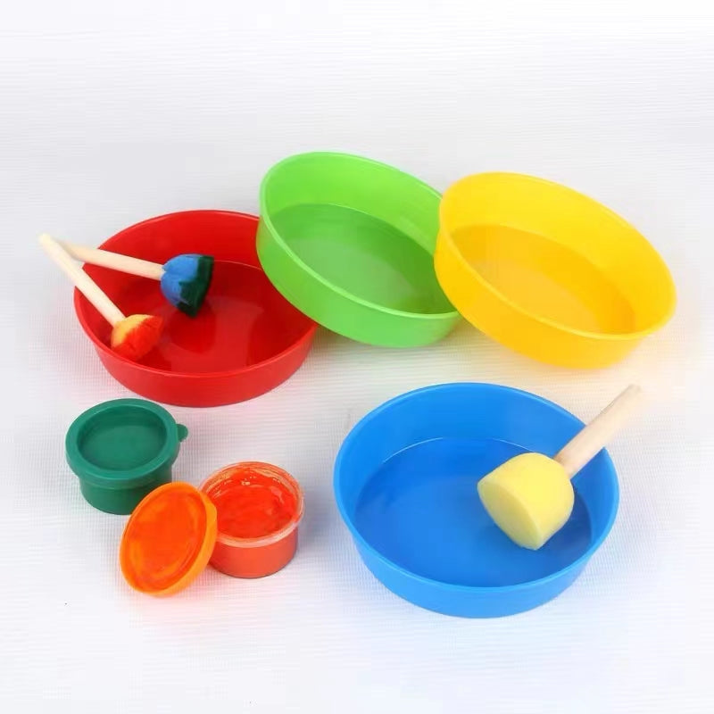 Practical Life / Sensorial Activity - Set of 4 colour / color Plastic bowls for sorting activity