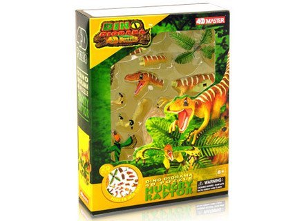 4D FameMaster - DIY - Dino Diorama - Hungry Raptor - RightToLearn.com.sg