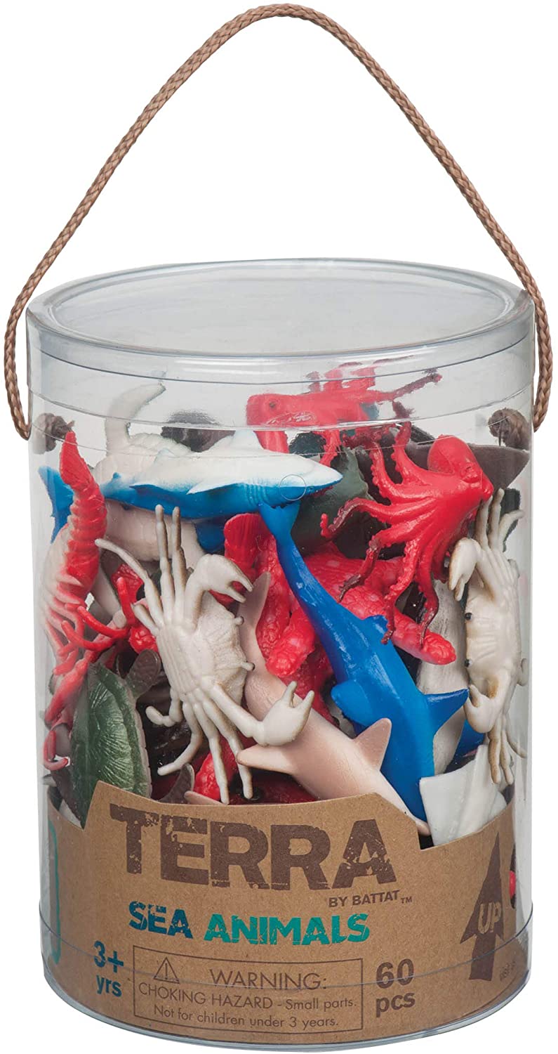 Battat Terra Sea Animals / Creatures plastic models - sensory bins
