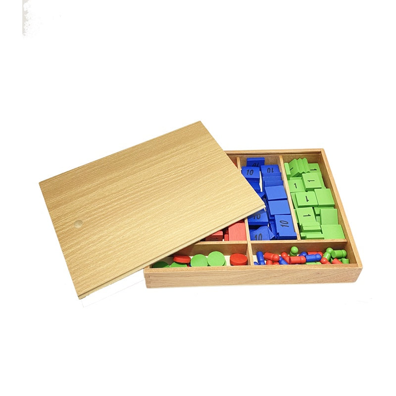 Montessori Wooden Stamp Game