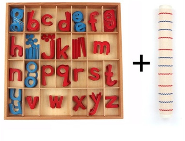 Large Moveable / Movable Alphabet (LMA) -  Wooden Smaller size