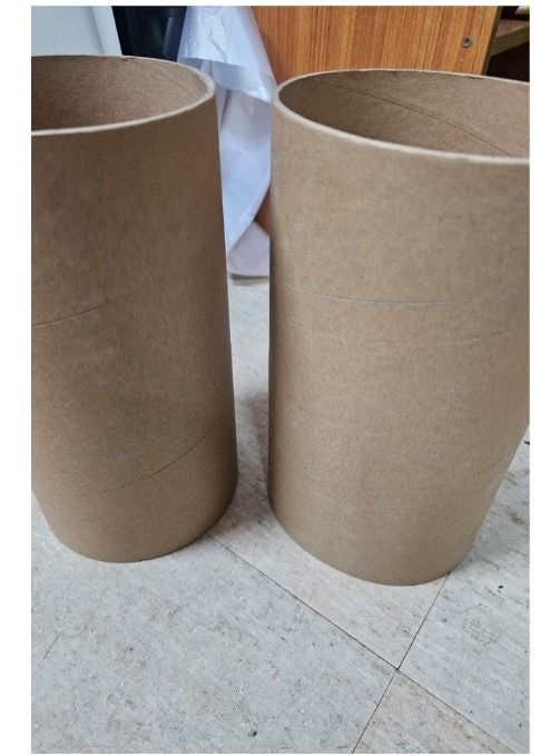 Large Thick Cardboard Tubes for Arts and Crafts or Packing