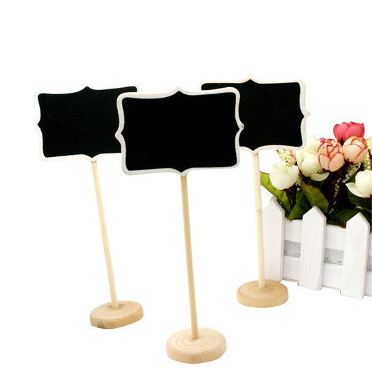 Decor - Mini Chalkboards  with Chalk/ Wooden Sign