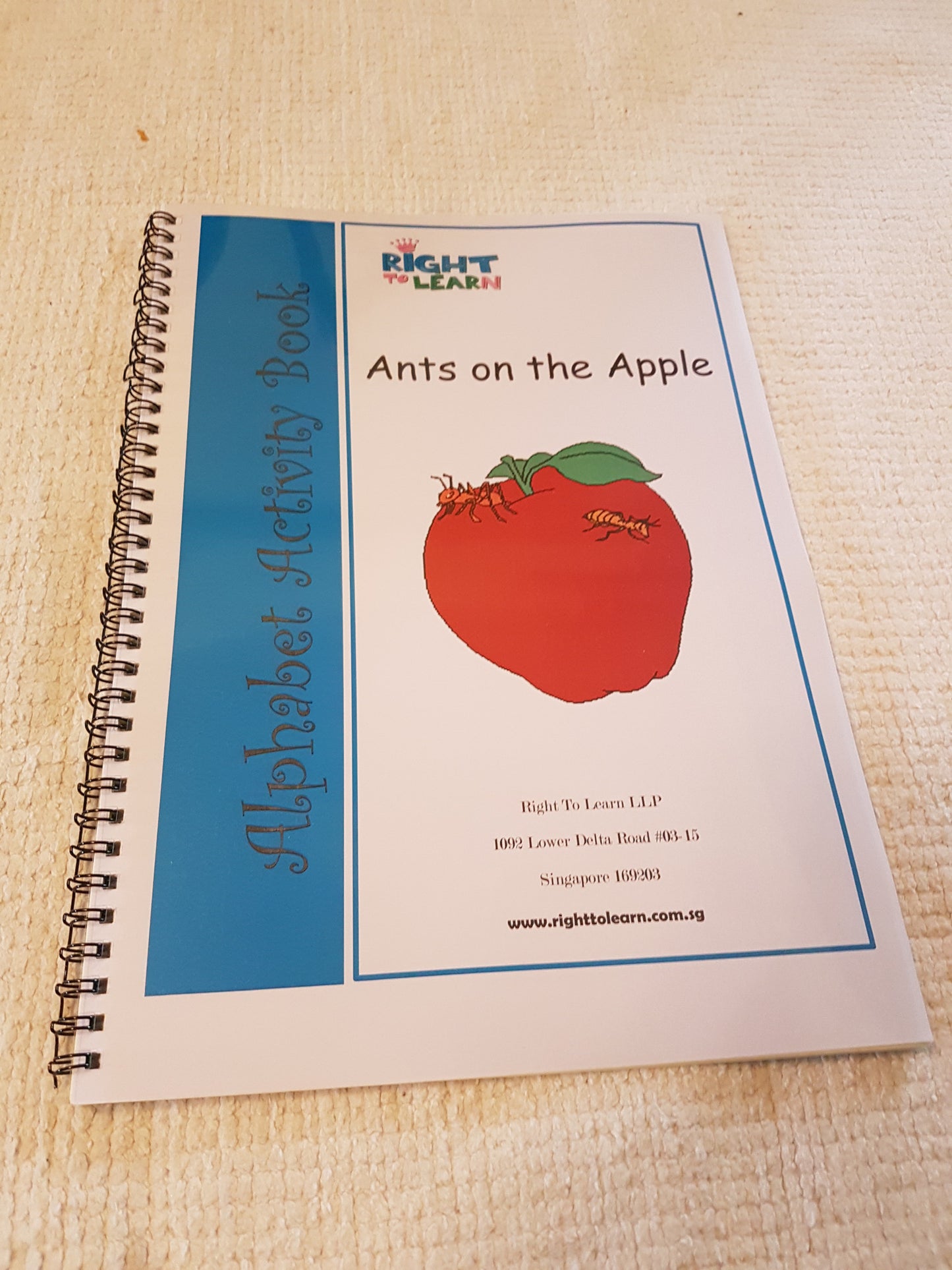 Ants on the Apple Writing Activity Book -2 (advanced ) - RightToLearn.com.sg
 - 1