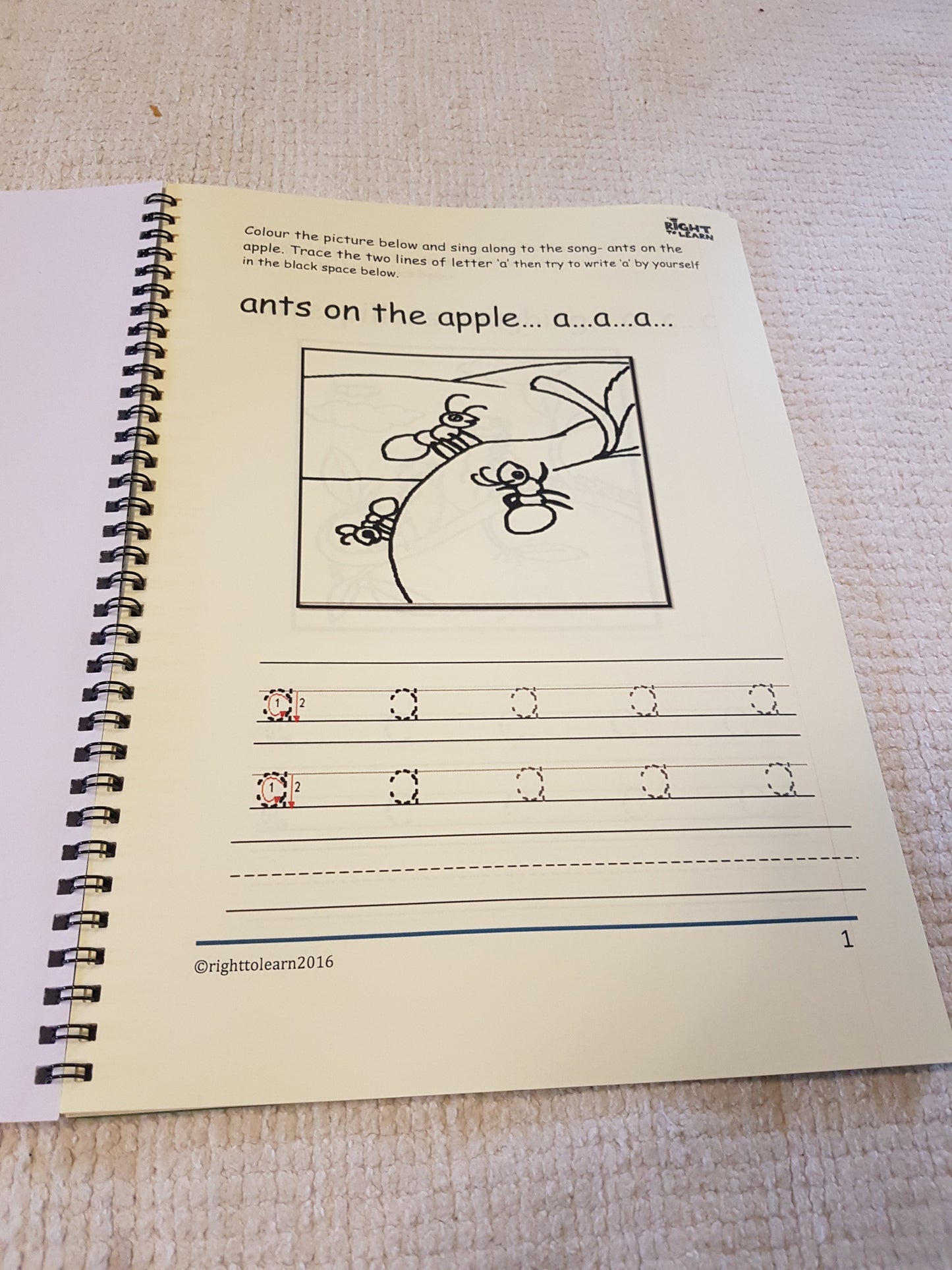 Ants on the Apple Writing Activity Book -2 (advanced ) - RightToLearn.com.sg
 - 2