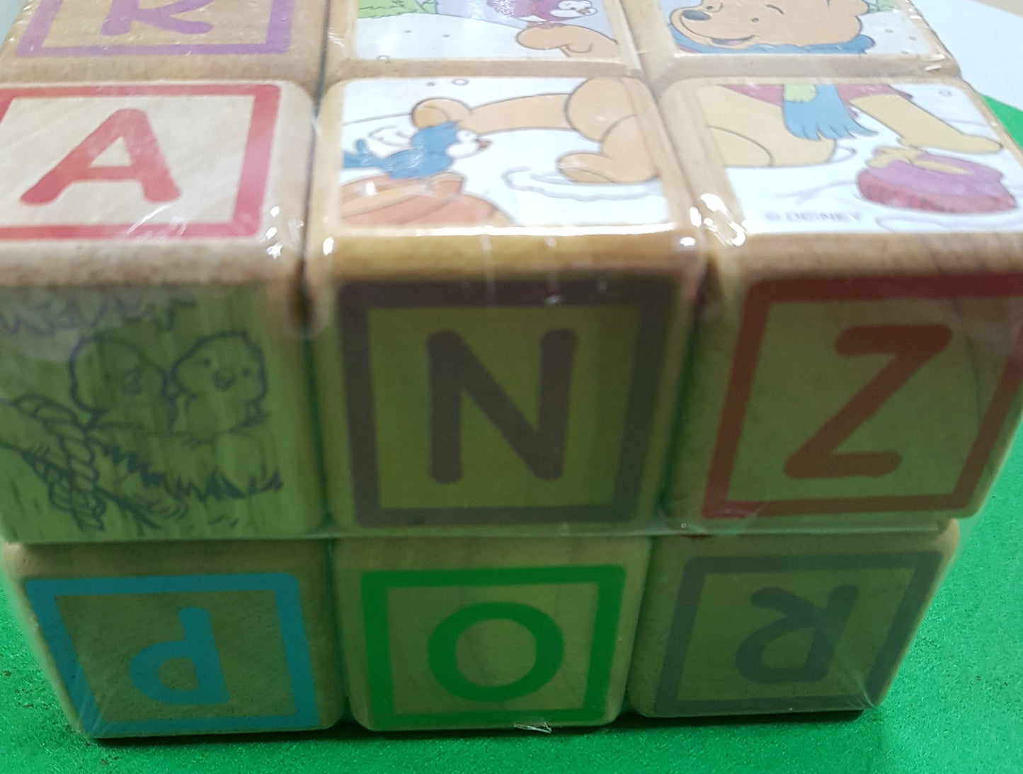 Clearance - Disney Wooden Alphabet Blocks Puzzle- Winnie the Pooh