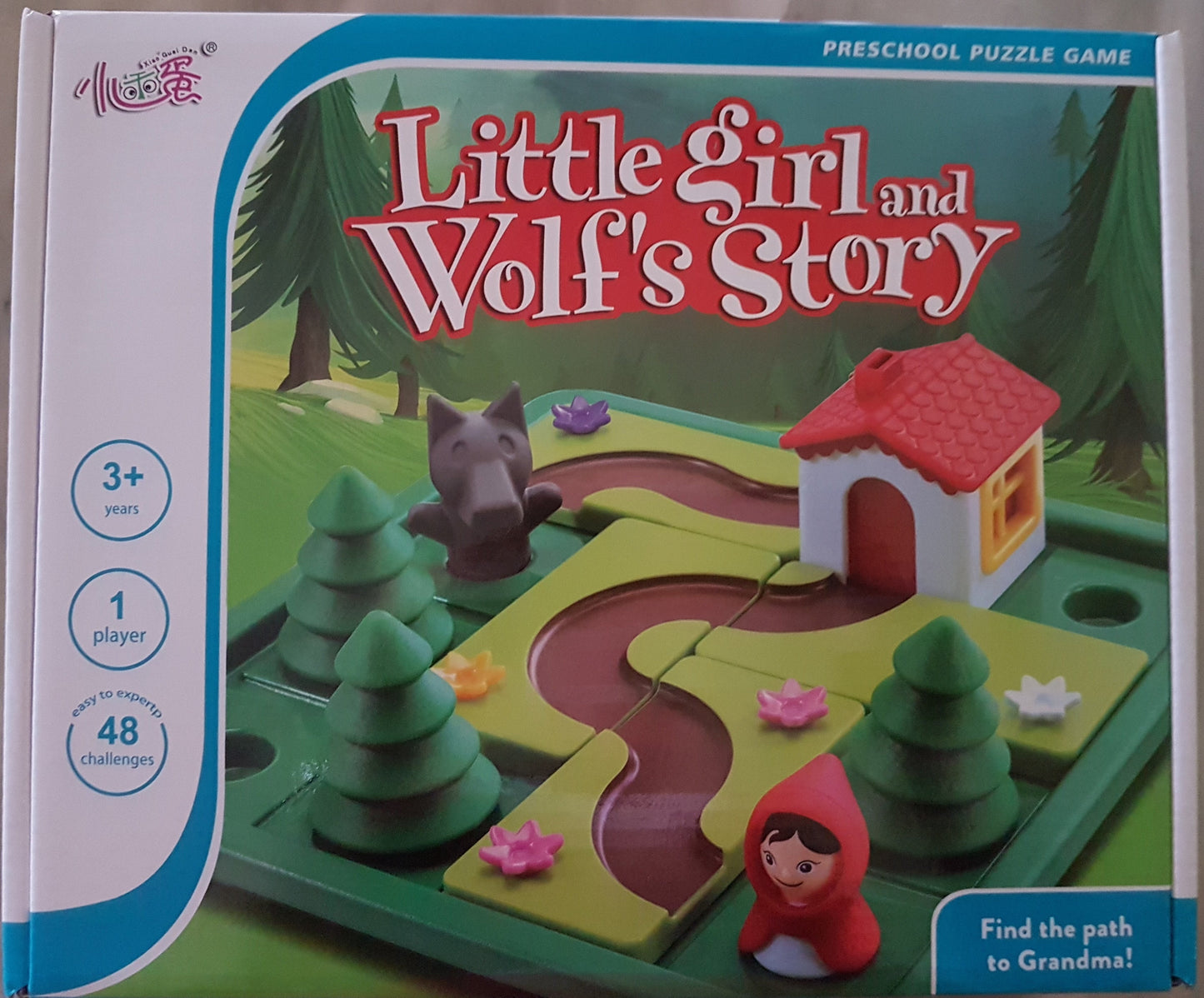 Little Girl and Wolf's Story-  IQ Puzzle Game