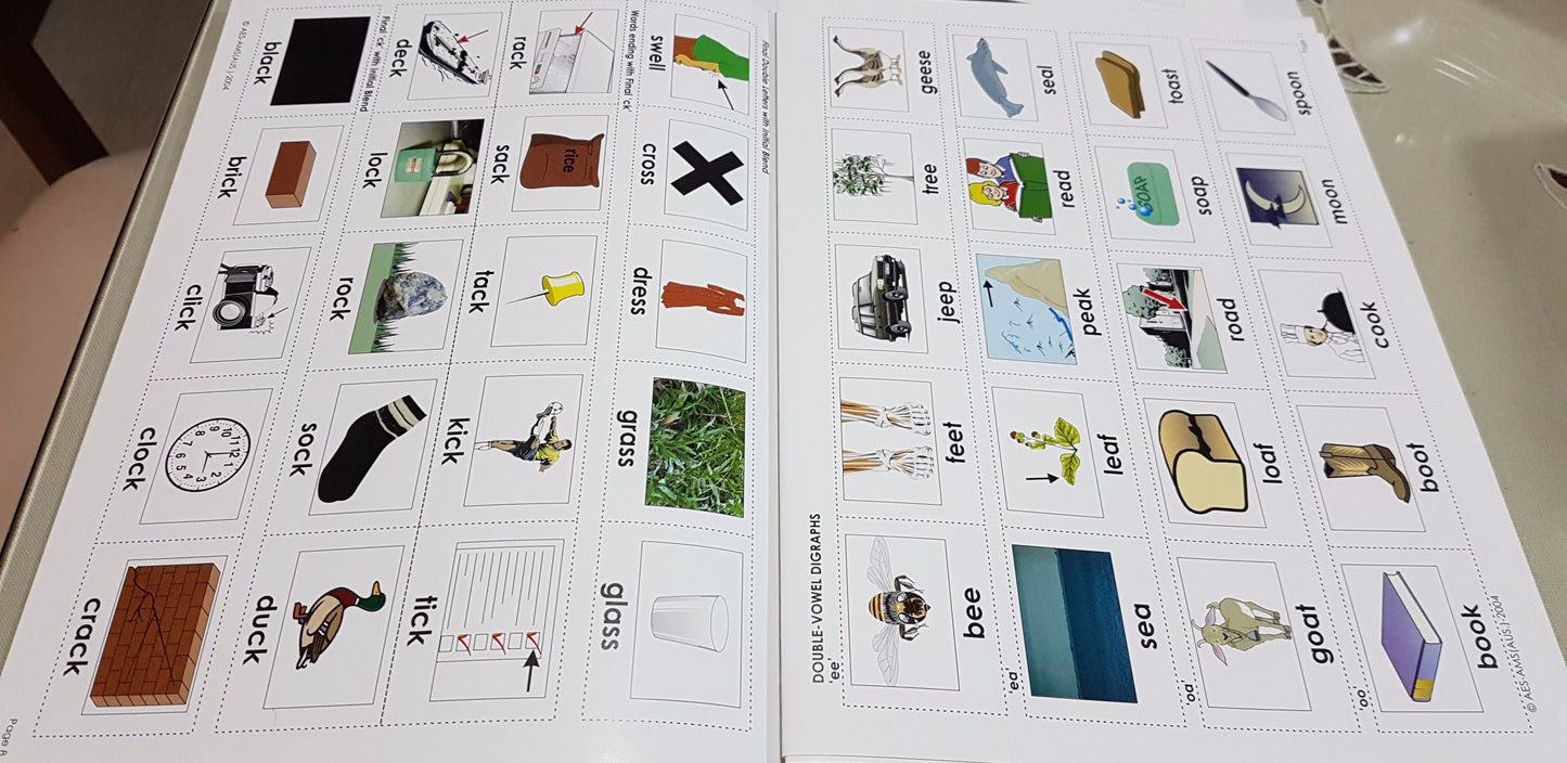 Montessori Phonics - Pictorial Stamps Package