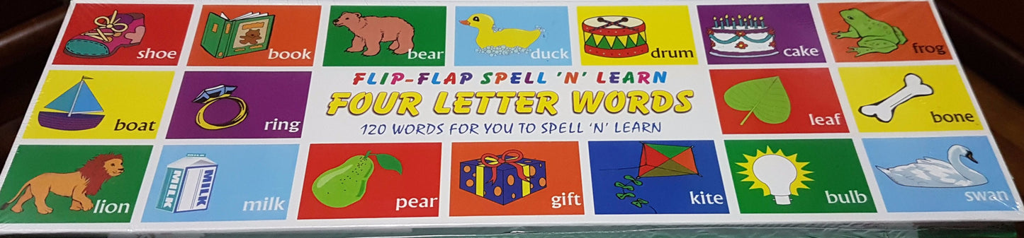 Flip Flap Spell 'N' Learn - 4 Letter Words