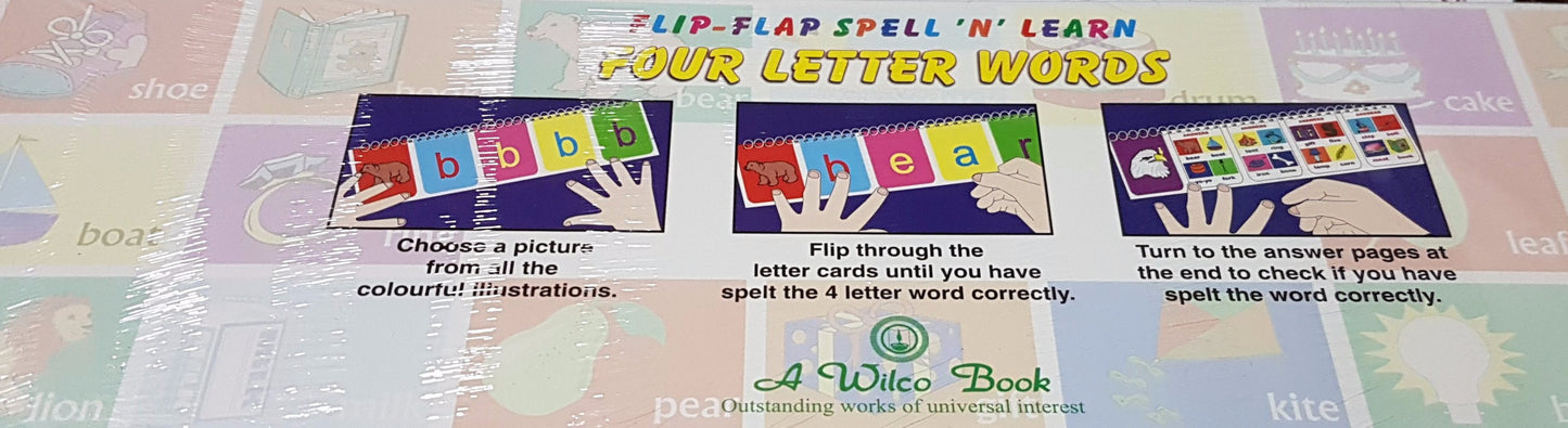 Flip Flap Spell 'N' Learn - 4 Letter Words