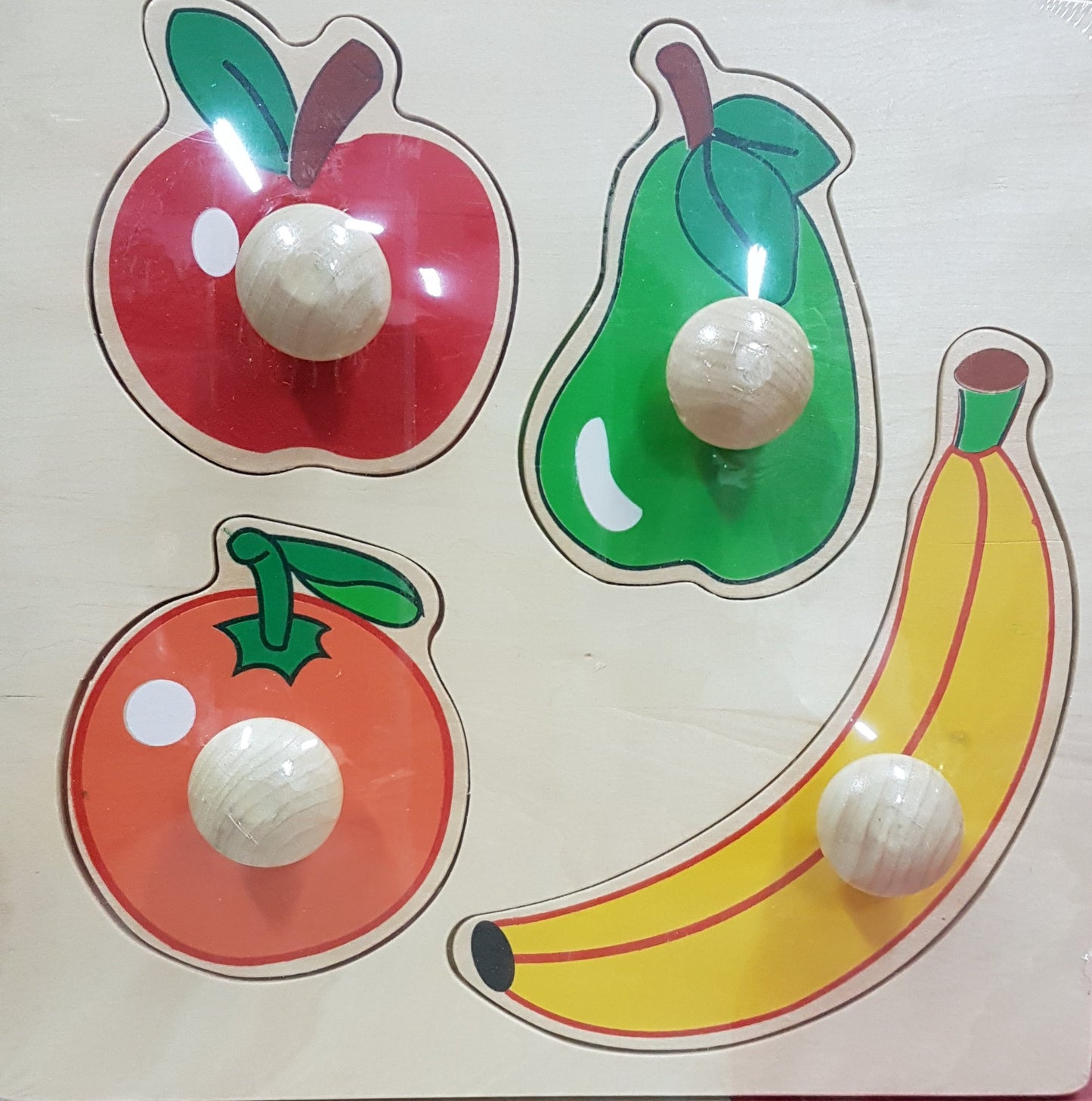 Knobbed Fruits/ Animals puzzle