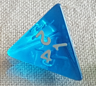 Pyramid Dice 4 sided For Math Games