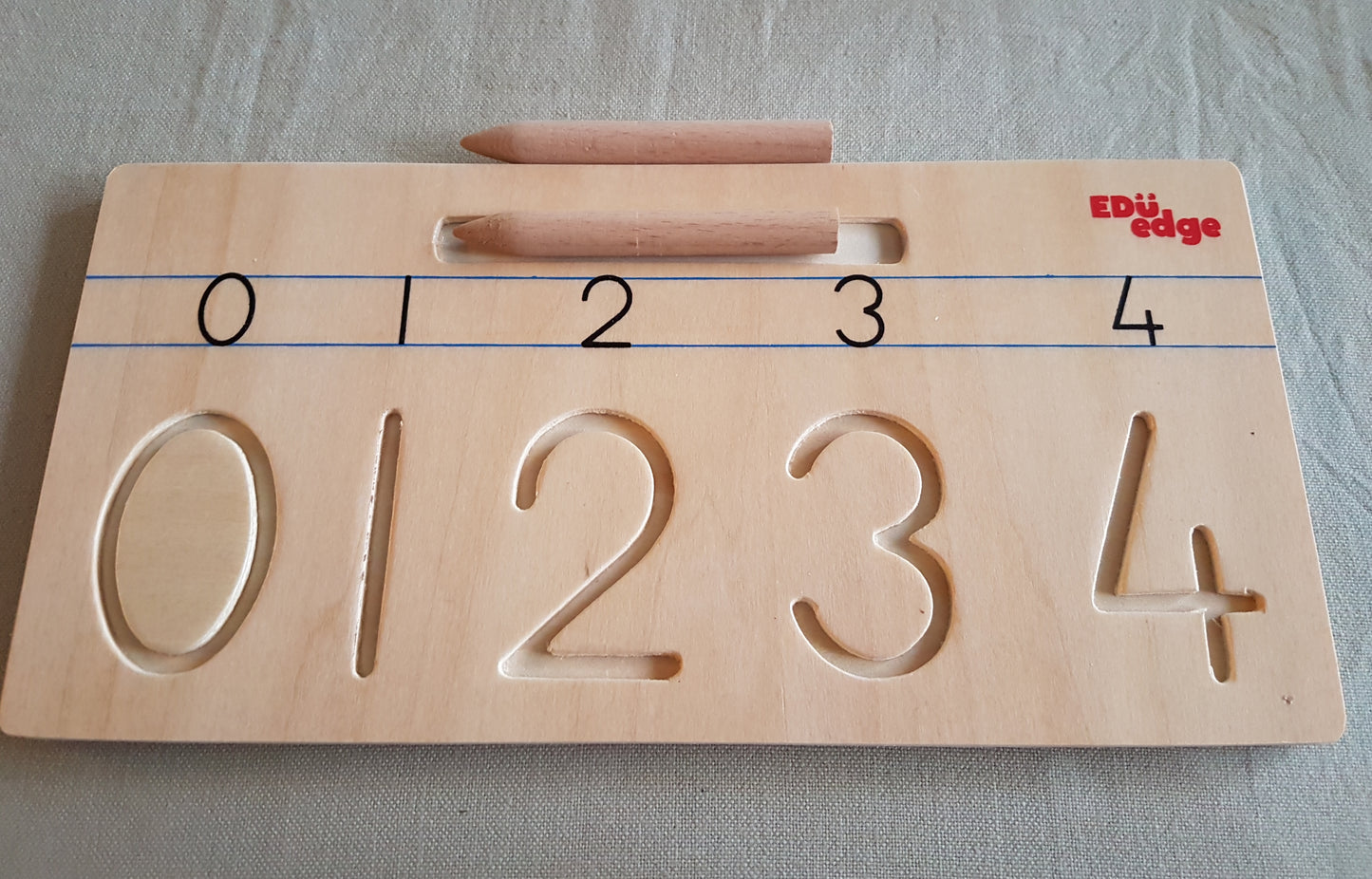 Wooden Number Tracing - 0 - 9  Tracing Boards