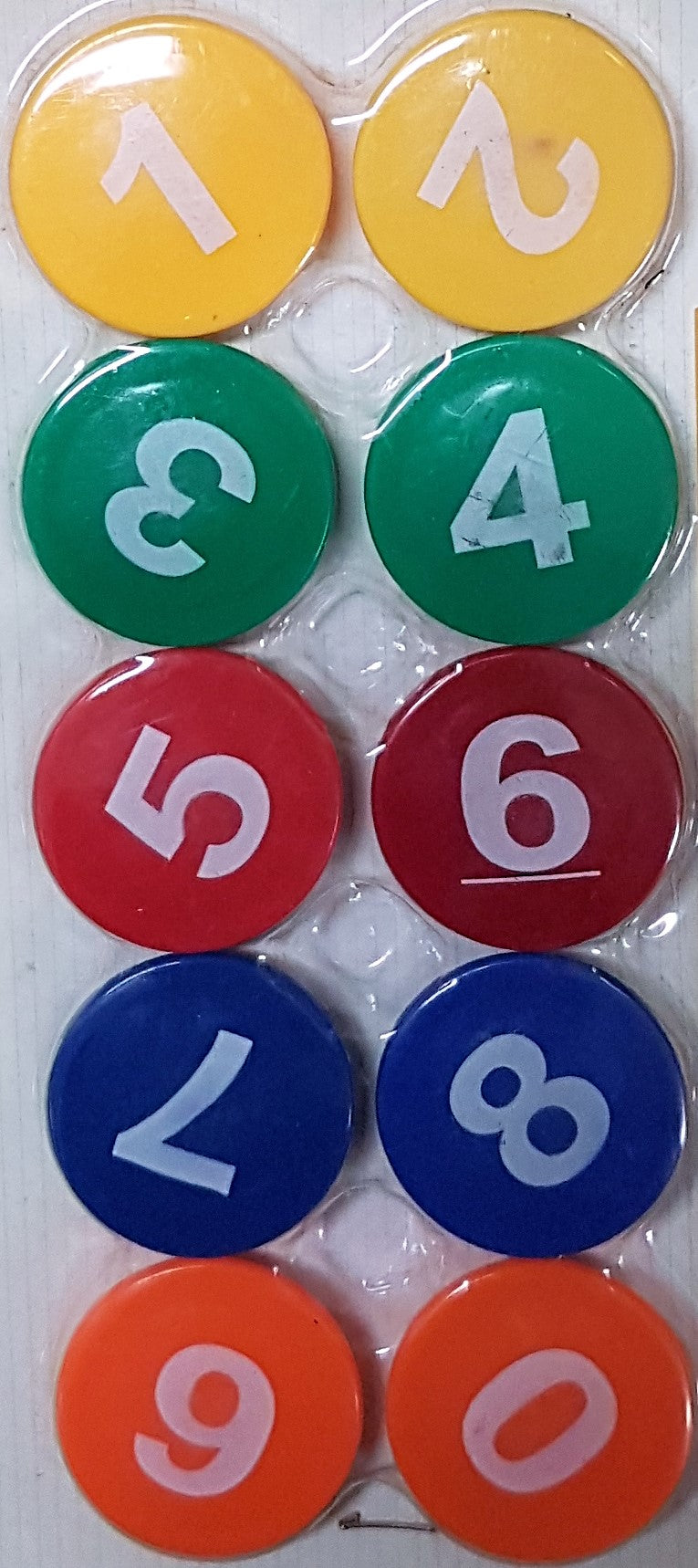 Magnetic Button - Numbers