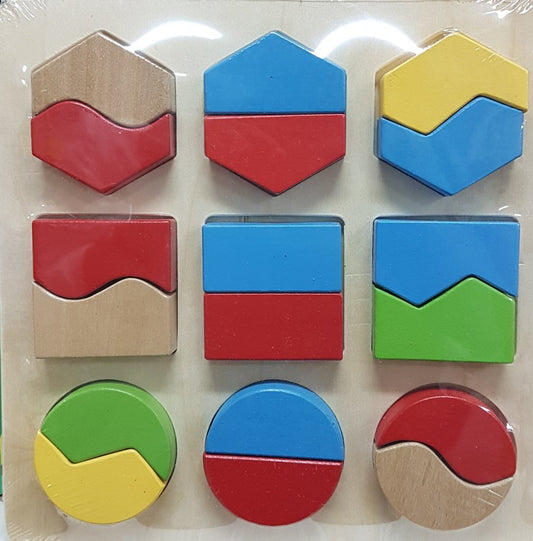 Shapes Fraction Halves Board