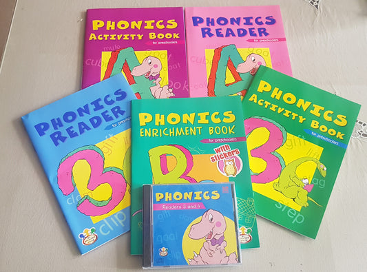 Phonics readers and activity books B - Clearance