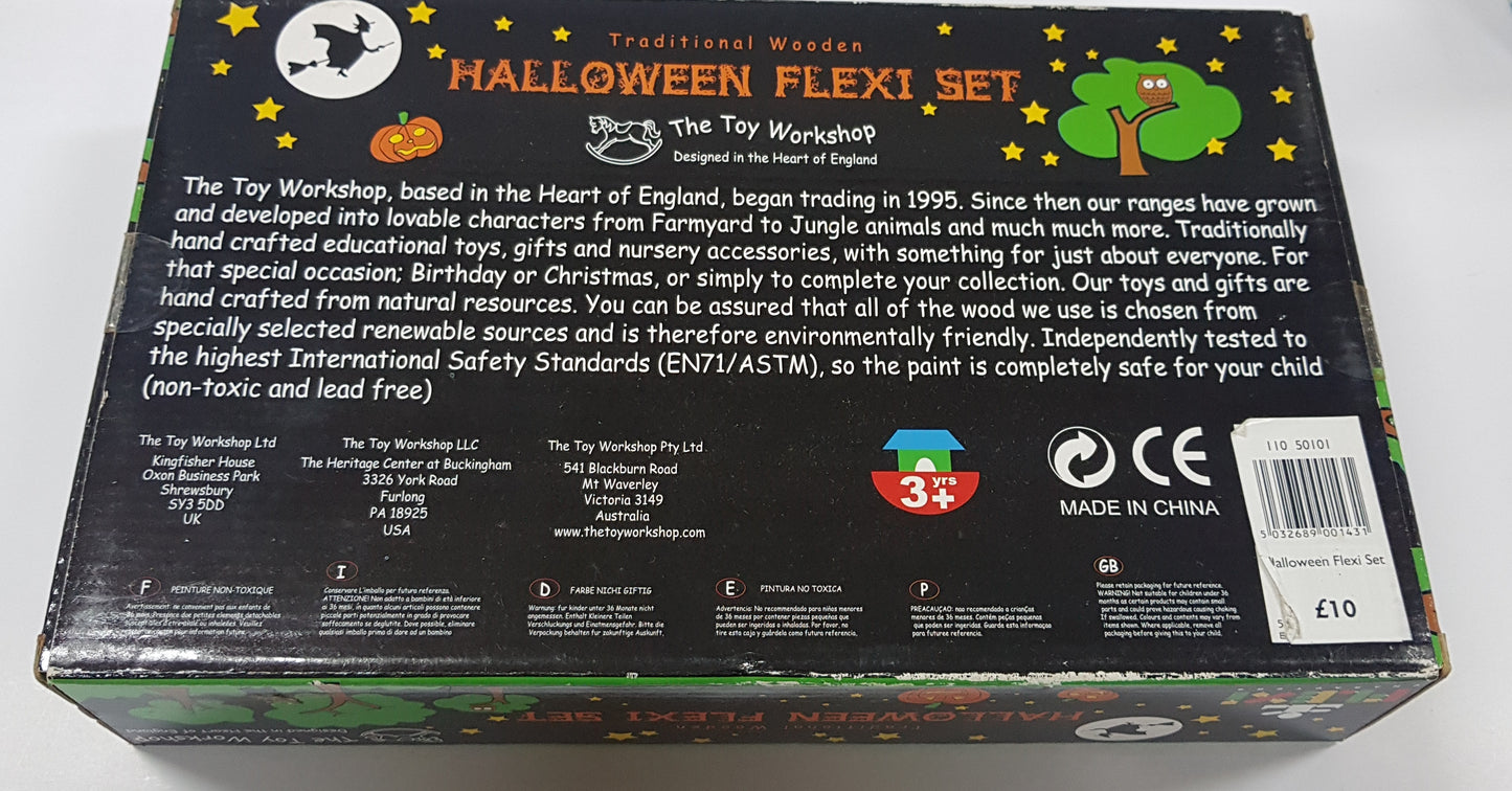 Clearance The Toy Workshop Halloween Flexi Set